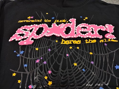 Sp5der P*nk Hoodie ‘Black’
