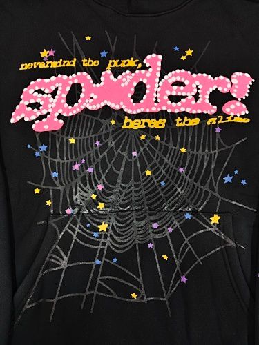 Sp5der P*nk Hoodie ‘Black’