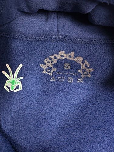 Sp5der OG Web Hoodie Blue