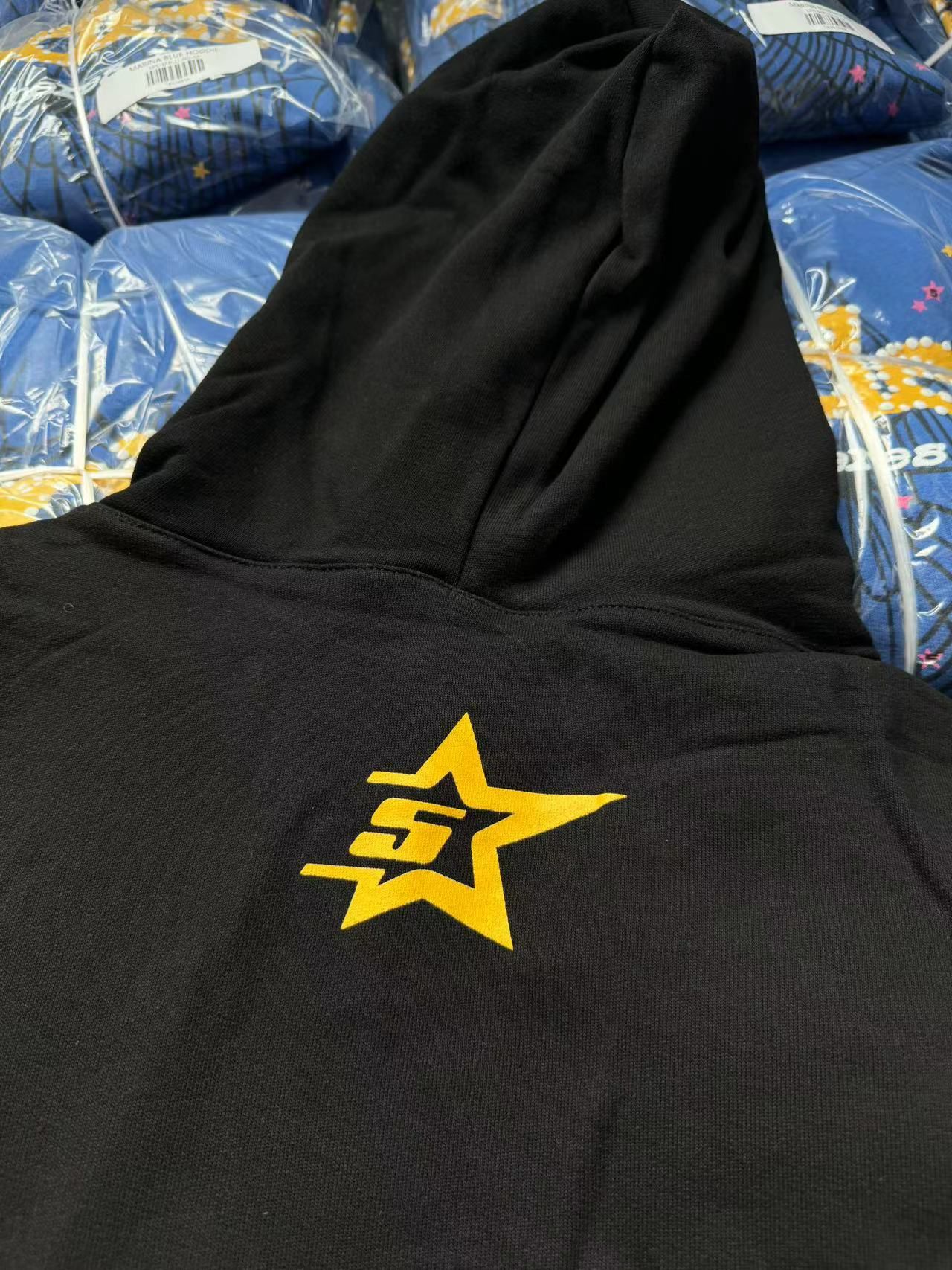 Sp5der P*NK Hoodie Black