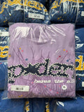 Sp5der Acai Hoodie Purple