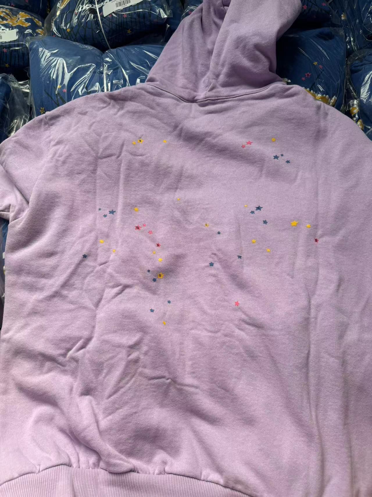 Sp5der Acai Hoodie Purple