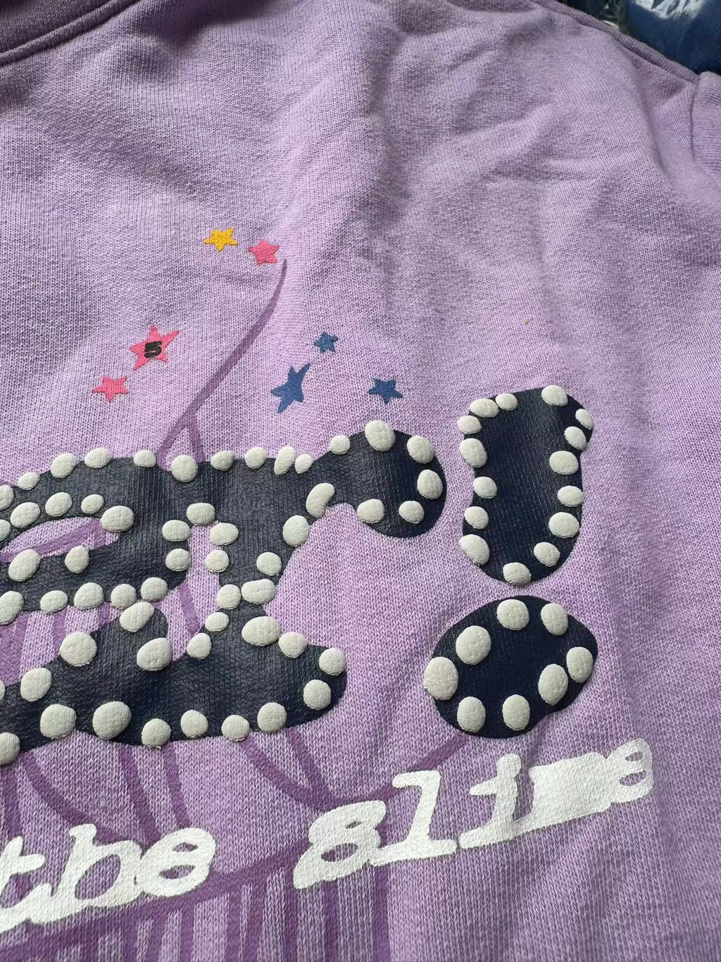 Sp5der Acai Hoodie Purple