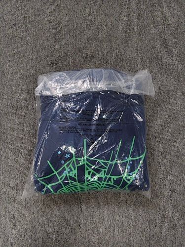 Sp5der OG Web Hoodie Blue